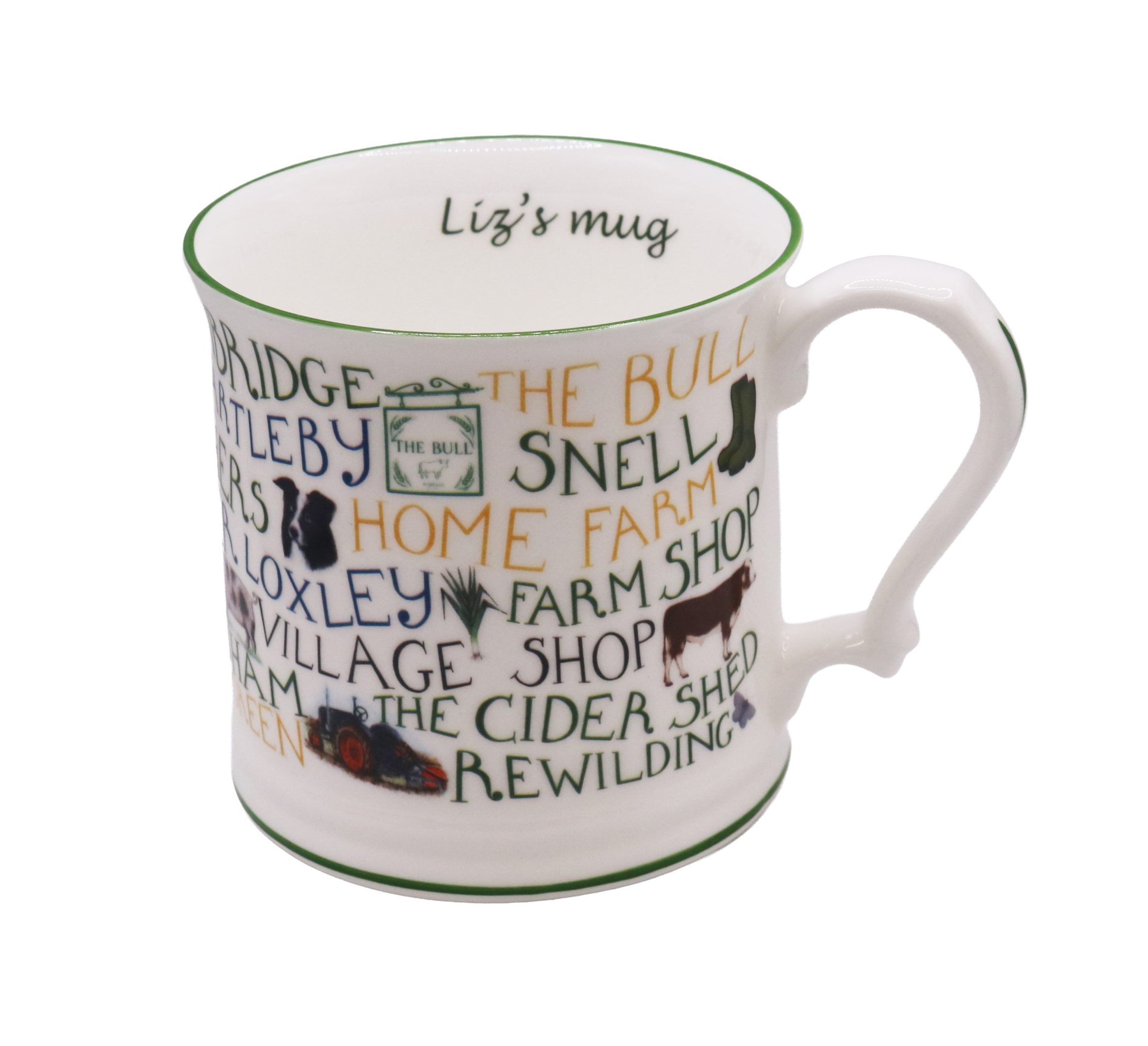 Bone china mug inspired by The Archers